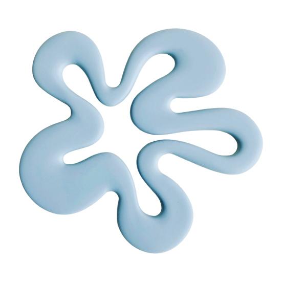 Flower Shaped Silicone Coasters Heat Resistant Placemats for Hot Pots Pans Non-Slip Table Protectors for Modern Kitchen