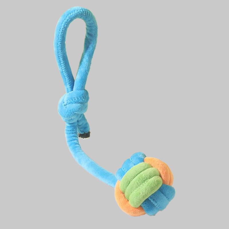Pet Toys Cotton Rope Gnawing Toys Teeth Grinding and Cleaning Dog Toys That Can't Be Broken By Biting Interactive Toys