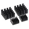4Pcs Black Aluminum Heatsink Cooler Cooling Kit For Raspberry Pi 3/2 /Rpi B+