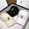 C standard spring and autumn new alphabet versatile casual cap women's fashion sunscreen baseball cap trendy hat men's