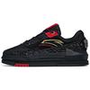 Bump Low Top Skateboard Shoes Men's Black Red 912218065-8