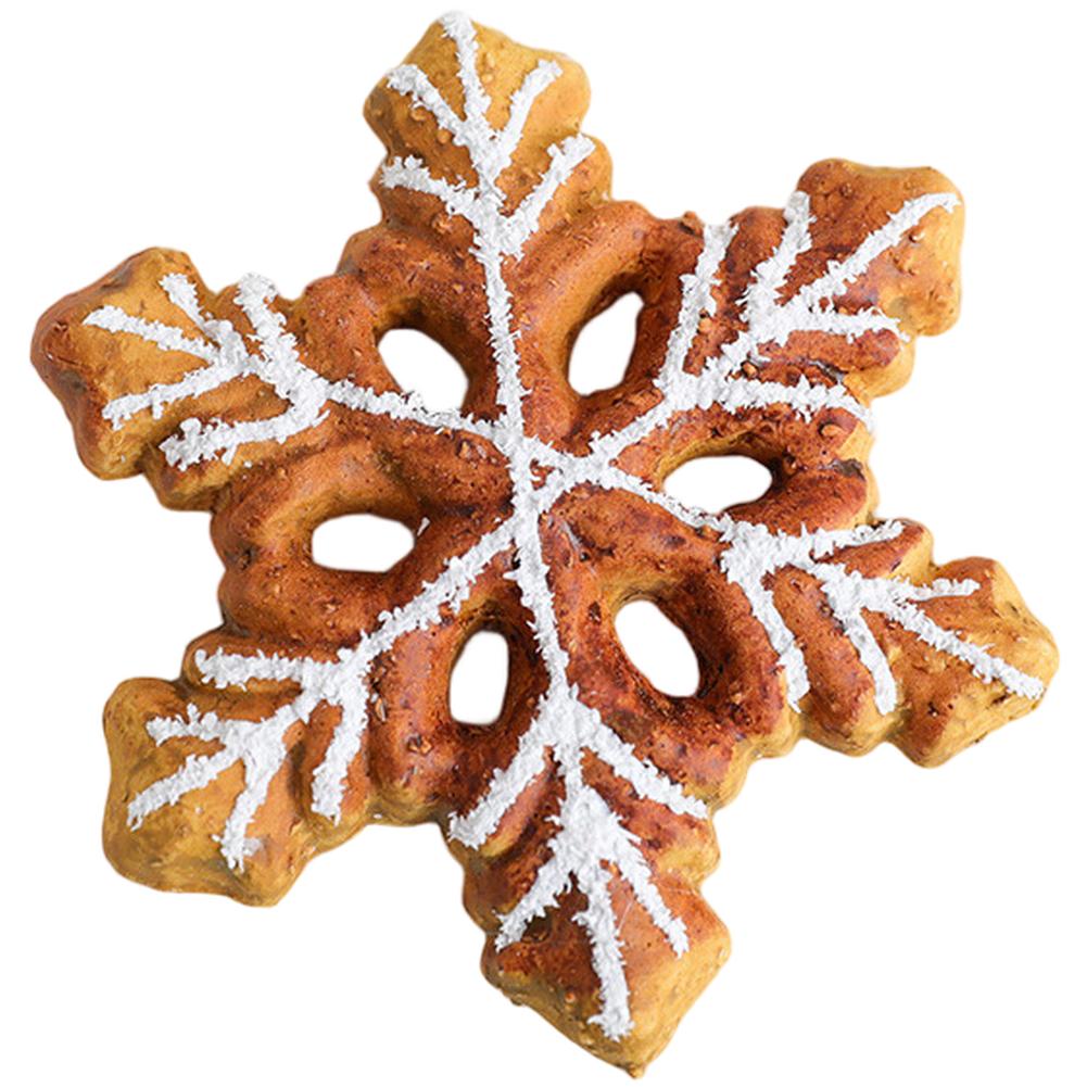 Holiday Foam Ornaments Set of 6 Featuring Snowflake Star Cookie Man Ball for Christmas Tree Decoration and DIY Crafts