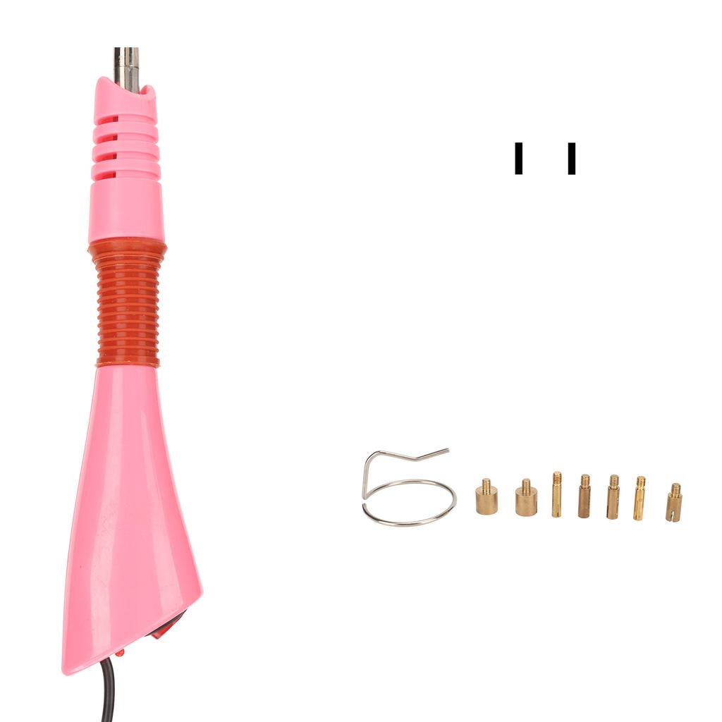 Hot Fix Applicator Pink Individual Thermostats Portable Compact Energy Saving Copper Plastic DIY Hot Fix Machine
