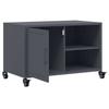 TV Stand Anthracite 68 x 39 x 43.5 cm Steel