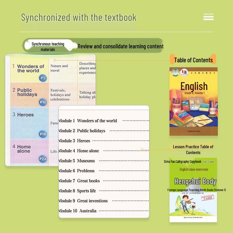 Sima Yan Junior High Synchronized Copybooks