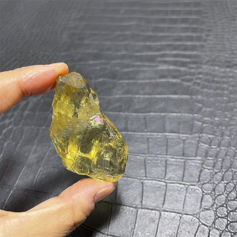 Natural Topaz Crystal Rough Raw Stone Rock Specimen Brazil