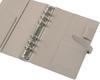 Franklin Planner Color Noblesse IV Binder, Compact, 20mm, Light Gray, 86642