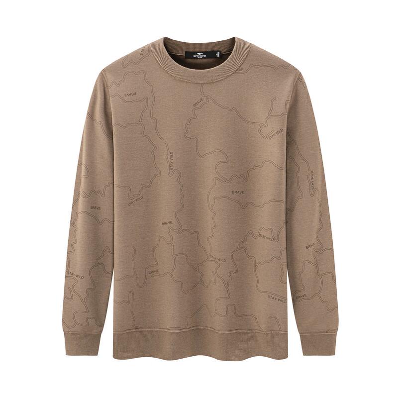 

Qipilao Men s Crew Neck Fleece-Lined Wool Blend Sweater 3XL 185