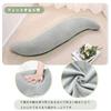 Baibu Home Body Side Fits the Suitable for Washable Gray Pillow, Sleeper, S-Shaped, Comfortable, Body, Pregnancy, Housewives, Cover,