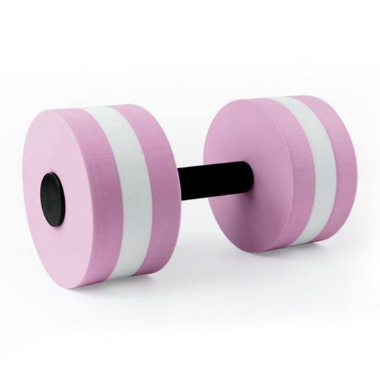 2Pcs Water Dumbbell High Density EVA Foam Pool Weight Men Women Water Aerobic Weight Loss Floating Exercise Dumbbell Aqua Fitness Barbell Workout