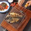 1pc BBQ Grill Basket - Heavy Duty Barbecue Turner for Meat, Steak, Shrimp, Veggies - Rustproof Outdoor Grilling Accessory for Picnic Camping
