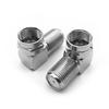 F Type Right Angle Male to Female TV Plug Coaxial Coax Cable Adaptor Connector