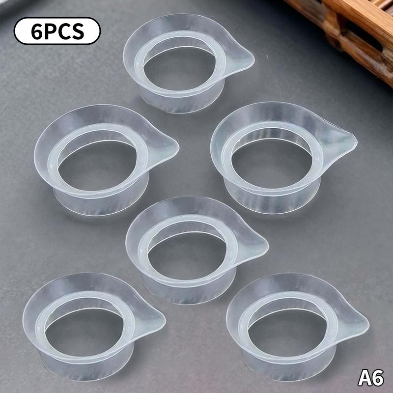 Hot Water Bottle Mouth Plastic Sealing Ring 2 4 6pcs Leakproof Cap Replacement for Family Dormitory