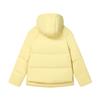 Fila Heritage Fashion Solid Color Warm Hooded Raglan Sleeve Down Jacket Women Outerwear Yellow-Azalea F11W448904FYE