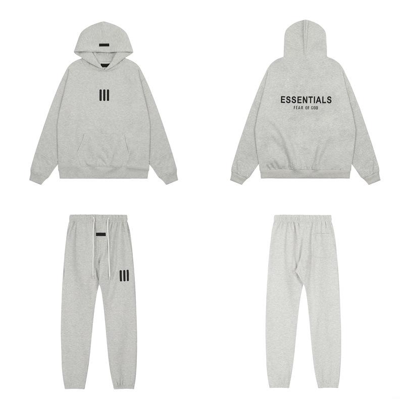22s Sezóna 8 Essentials Unisex Mikina s kapucňou - Streetwear Voľný strih Fleece