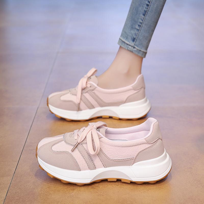 CRLAYDK Women's Comfortable Working Nurse Shoes Non-Slip Walking Casual Nursing Thick Sole Slip On Loafers Ladies Sneakers