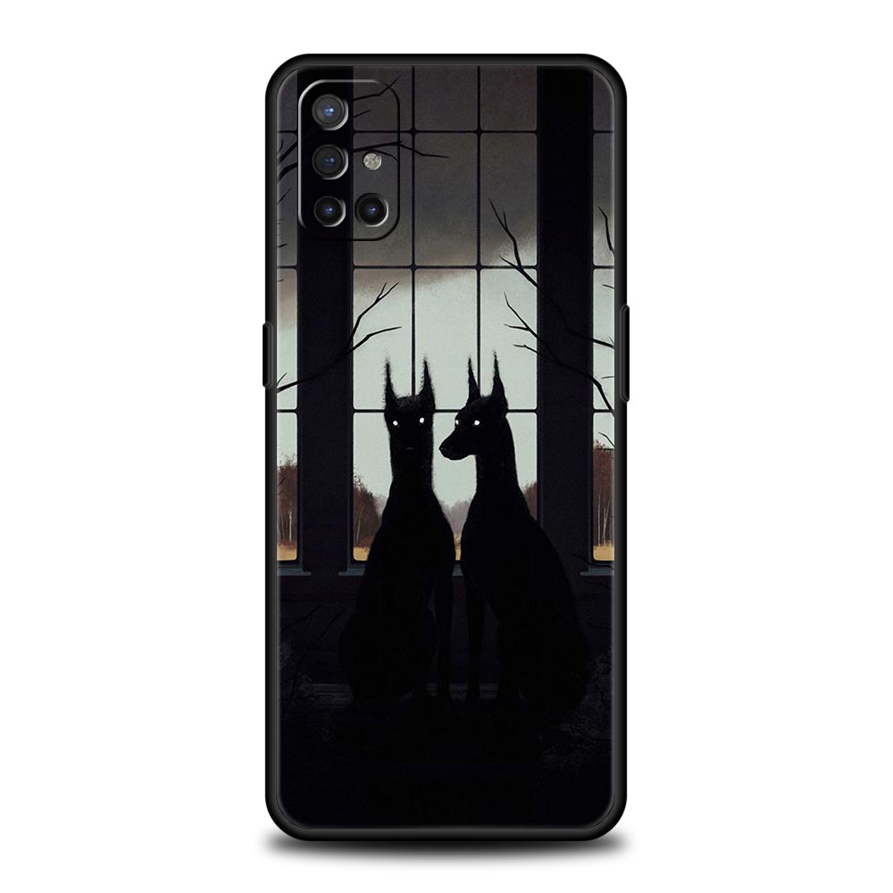 Doberman Dog Phone Case For Oneplus 13R 13 12R 11 10T 10R Nord N100 N200 N10 10 9 9R 9RT CE 3 2 Z Pro 5G Soft TPU Cover Fundas