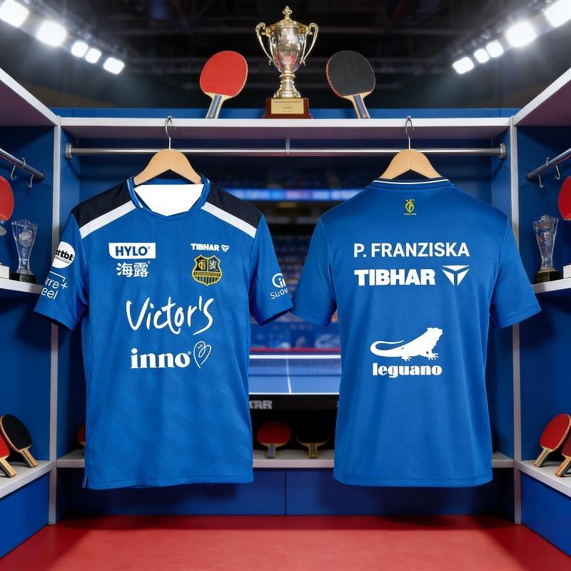 Německý styl 2026 Novinky JURA Saarbrucken-TT Domácí Venkovní 3D Tisk Dres Stolní tenis Tričko Fanouškovské Ležérní Sportovní Dospělí DĚTI