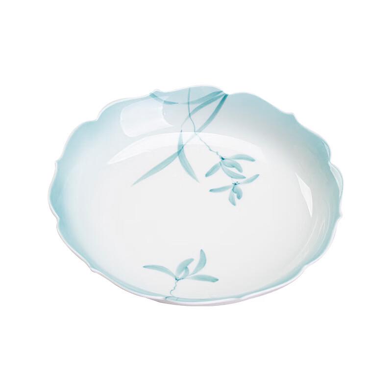 Keramisk tekannabricka och snackstallrik