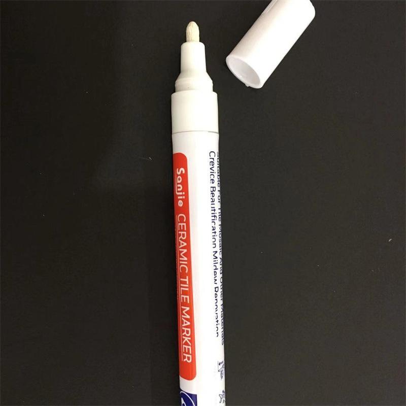 Marker Grout Pen Badrumssanering Sömreparationsverktyg Vit vattentät kakel Golv Kakel Väggsöm Penna