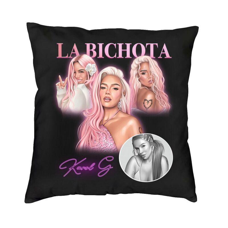 

Modern Karol G Bichota Season Cushion Cover Polyester Reggae Ainger Pillow Case for Living Room Pillowcase 30x30cm