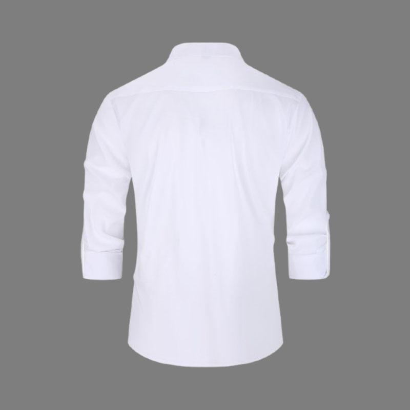 Men’s Heavyweight Long Sleeve Cotton Henley Shirt