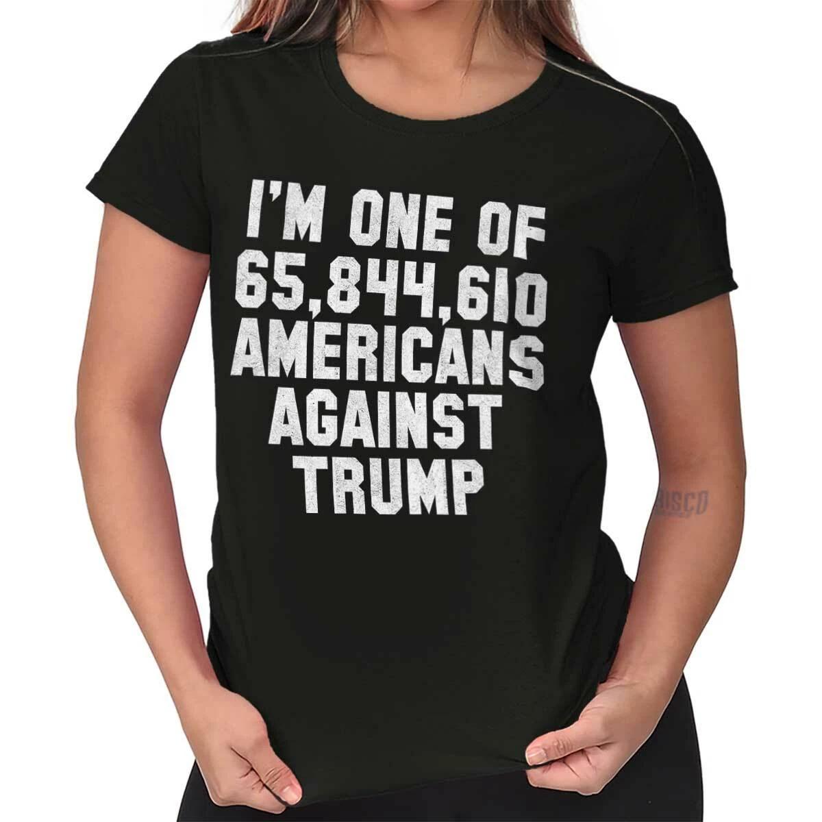 Americans Against Donald Trump Political Womens Top Junior Graphic Tee S