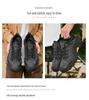 Men's Genuine Leather Non-Slip Hiking and Work Shoes - Closed Toe, Low-Top, Outdoor Casual Sneakers