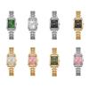 Dameshorloge Lichte Luxe Stijl Vierkant Wijzerplaat Horloge Stalen Band Versiering Horloge voor Kantoorfeest Date Night