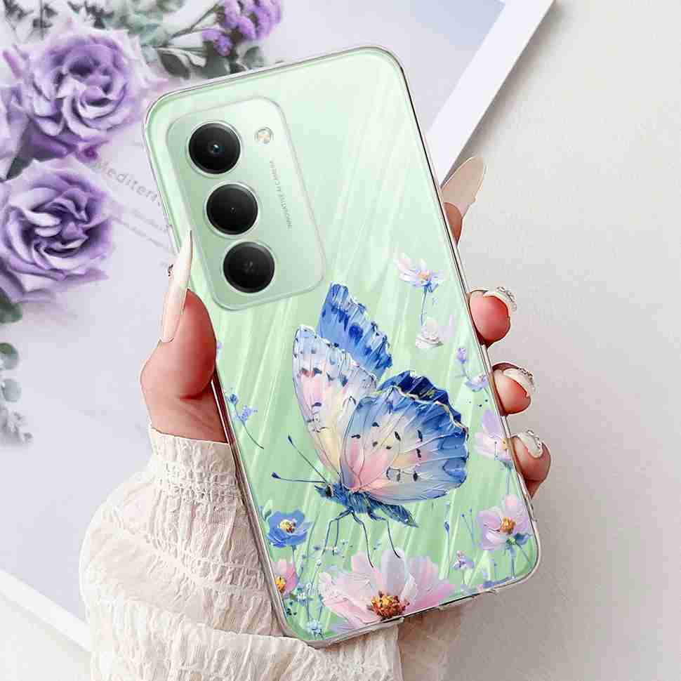 Case For Redmi 15 5G New Design Butterfly Flowers Shockproof Casing For Xiaomi Redmi15 Redmi 15 5G Soft Phone Back Cover