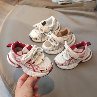 Children's Sneakers, Spring Kids' Breathable Mesh Chunky Shoes, Toddler Running Shoes, Baby Footwear.