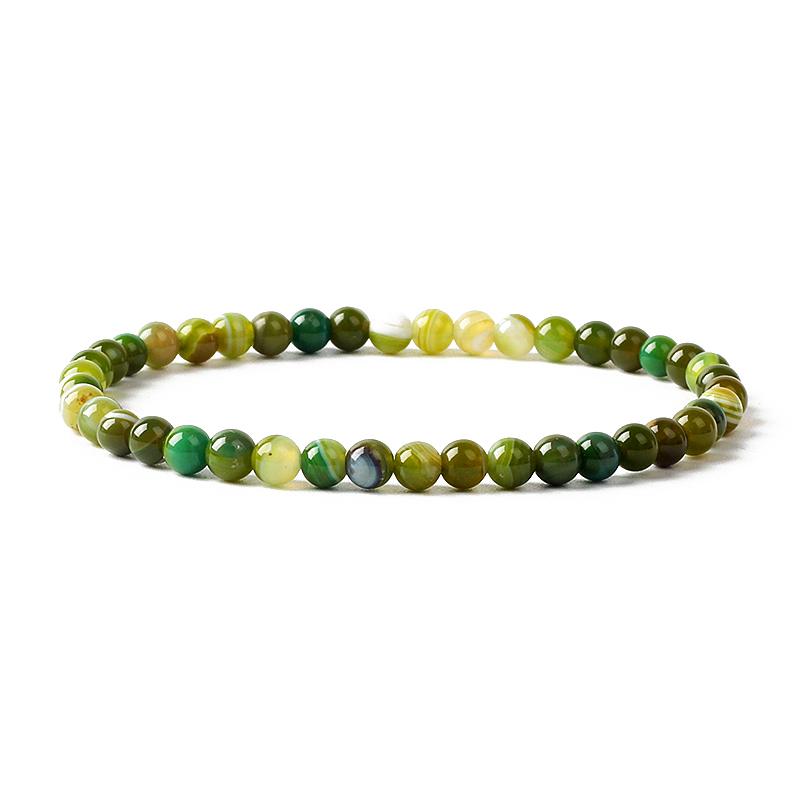 4MM Reiki Amethyst Aquamarines Stretch Bracelets for Women Chakra Natural Stone Beaded Bracelet Men Quartz Agate Jewelry Pulsera