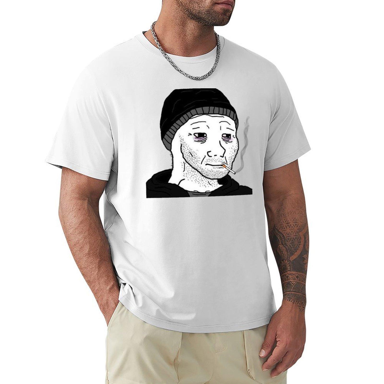 Sad Doomer Tshirt High Elasticity Sports Tshirt S