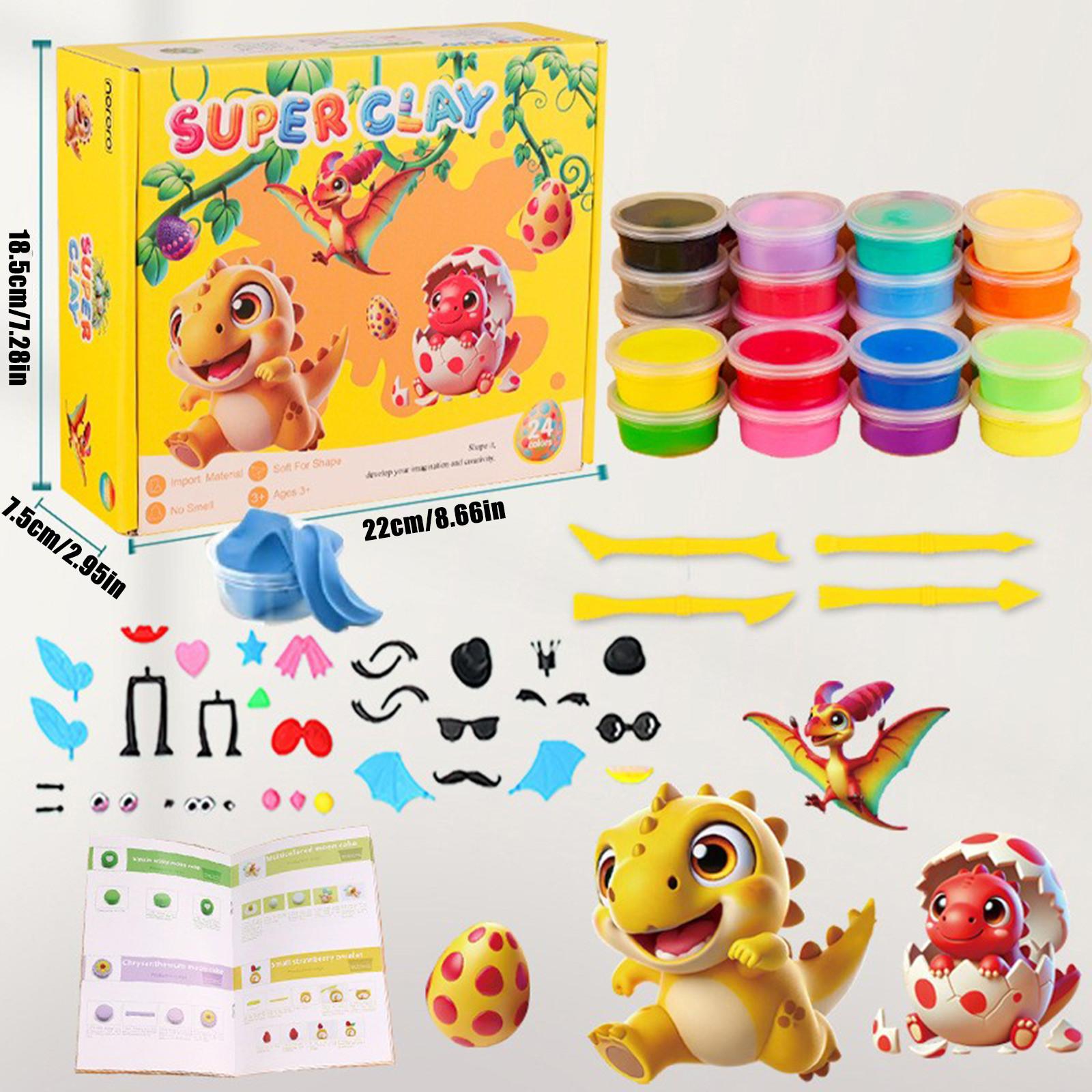 

Ультра легкий набор для сухой лепки, цветной детский подарок ручной работы One Size