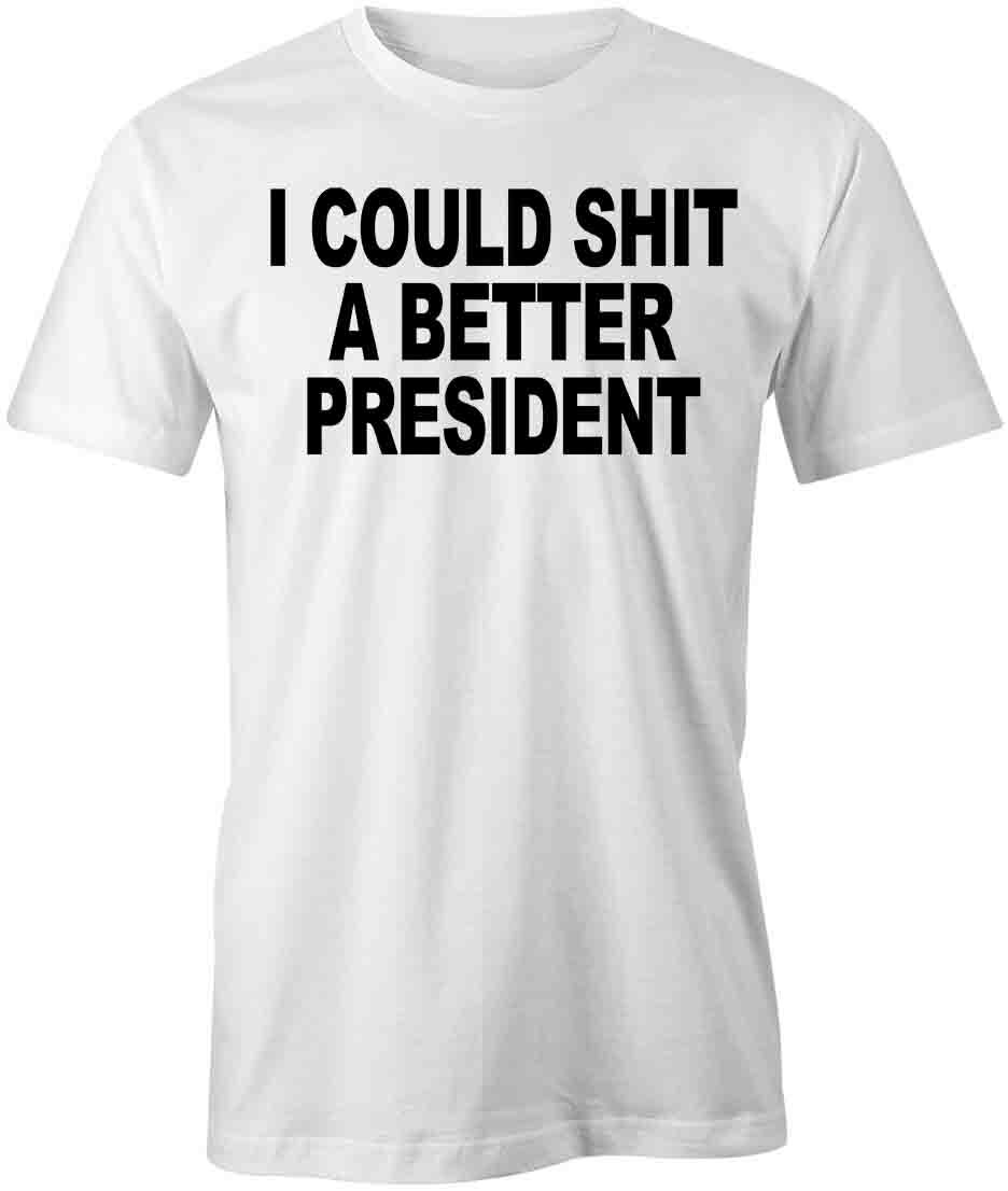 A BETTER PRESIDENT TShirt Tee Short-Sleeved Cotton CLOTHING S1WSA652 M