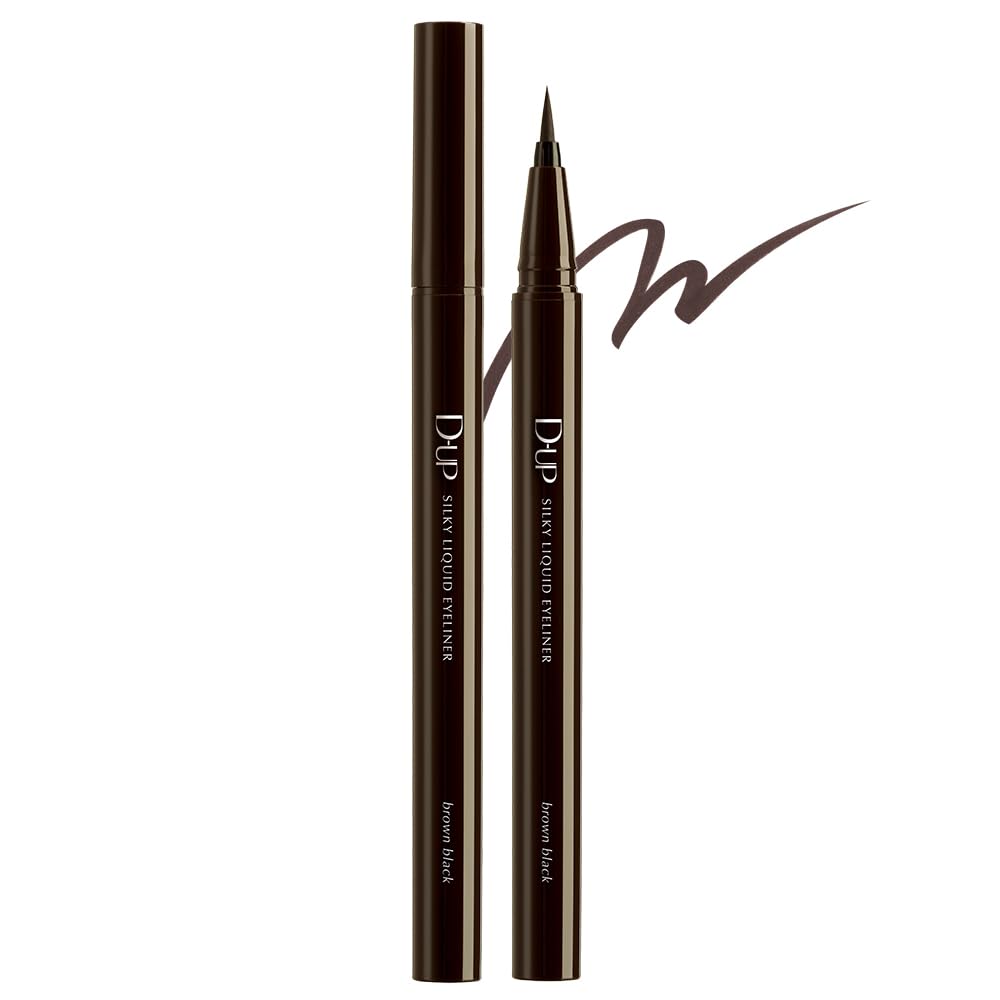 Silky Liquid Eyeliner BRBK Brown Black D-UP (x 1)