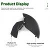 ASD1 Motorcycle Air Ducts Side Cover Compatible for Kawasaki Ninja ZX-6R 2024+ ABS Black Motorcycle Brake Caliper Radiator Brake Disc Cooler