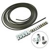 Universal- 5m Brake Line Brake Pipe Steel Copper-plated + Plastic-coated 4.75mm&10 Screw & 5 Connectors Brake Lines Accessories