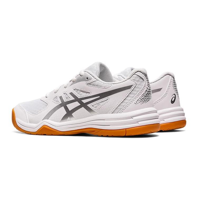 New Asics Upcourt 5 GS 'White Pure Silver' 1074A039-101
