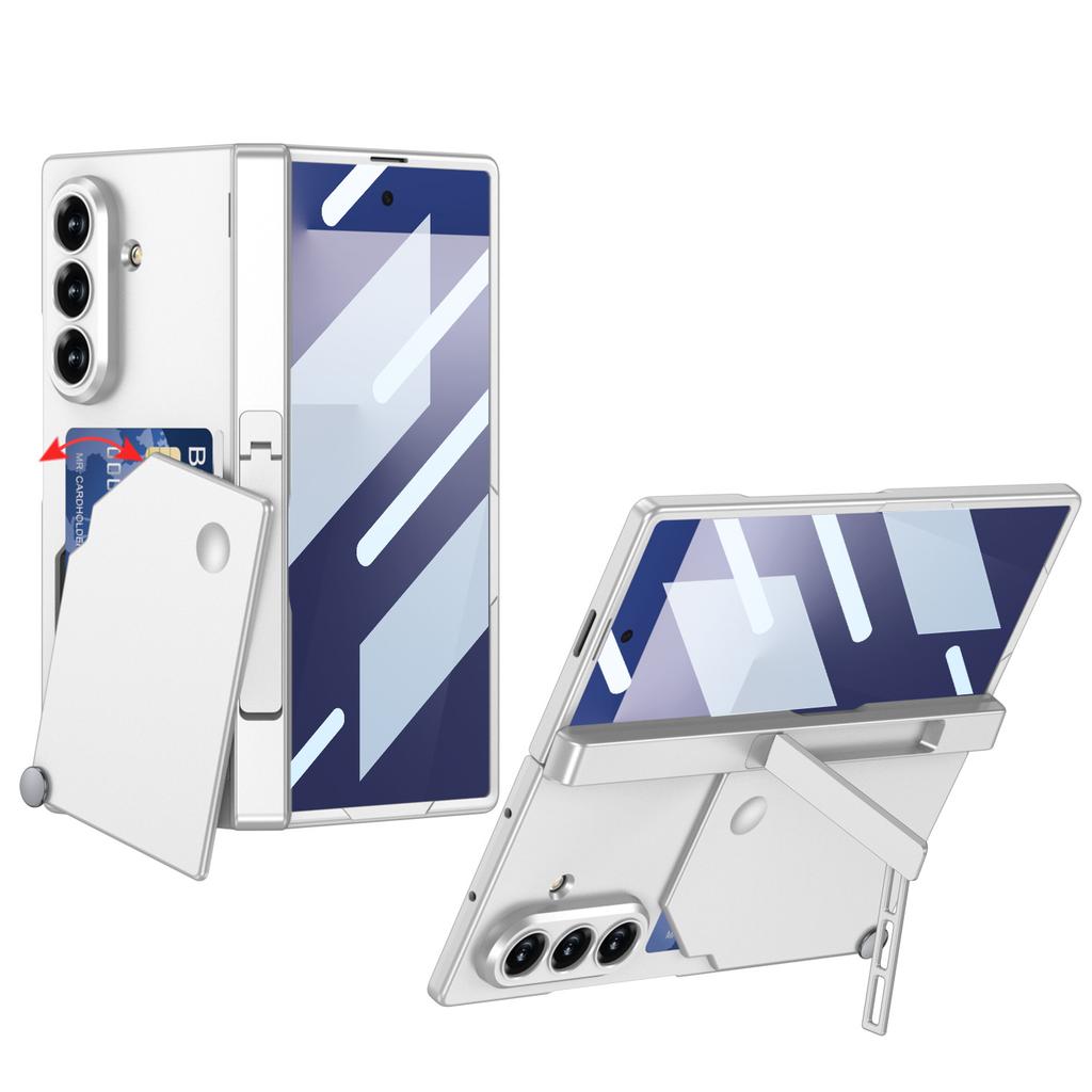 Suitable for Samsung Z Fold7 Mobile Phone Case Magnetic Suction Hinge Center Shaft Shell Membrane Side Bracket Fold7 Card Bag Protection Case
