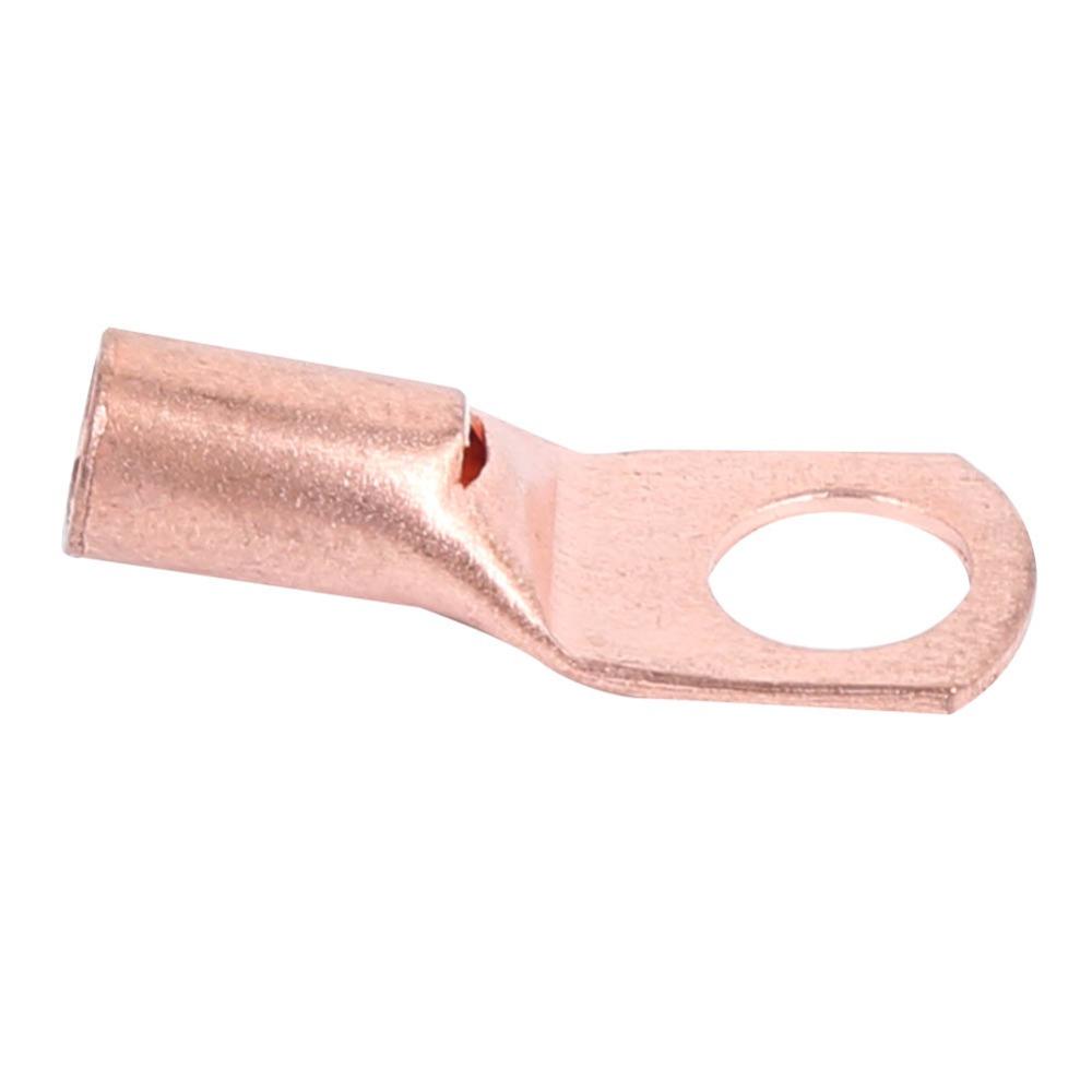 50Pcs Cold-Pressed Copper Ring Lug Terminal Sc6‑6 Copper Ring Lug Terminal  Electrical Wiring