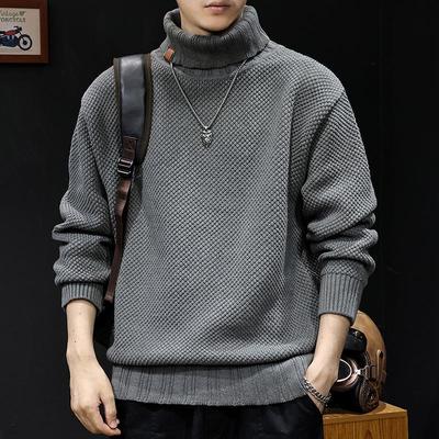 Men's Winter 2025 Loose Heavy Knit Plus Size Trendy Jacket