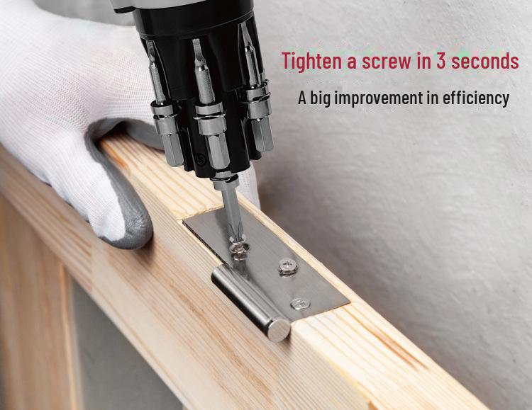 3,6V Wiederaufladbarer Elektrischer Schraubendreher mit Typ-C-Schnittstelle und Pistolengriff