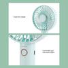 Portable Handheld Fan 4 Speed Wind Small Personal Fan with Detachable Base USB Rechargeable Desk Fan for Travel Beach Makeup Office