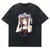 Kaguya‑sama: Love Is War Anime Vintage Washed Y2K Aesthetic Unisex Loose Short‑Sleeve Summer Pure Retro Streetwear Hot‑Sell