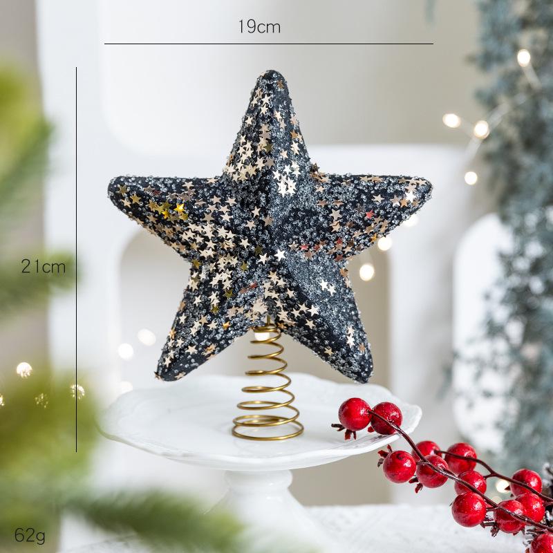 Popular Christmas Tree Topper: Rhinestone Five-Point Star