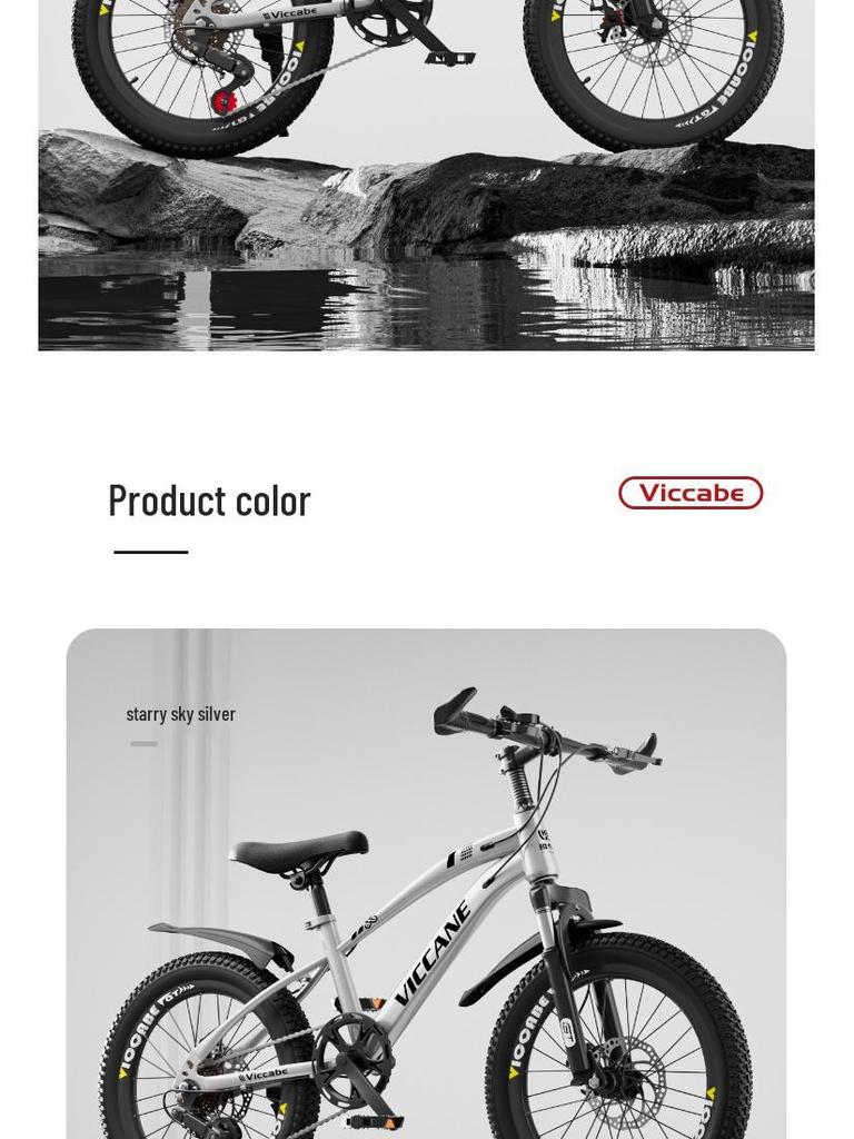 20 Inch Variable Speed Mountain Bike for Children Ages 7-11