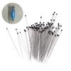 NEW 100pcs 0.38mm stainless steel insect pins specimen pins for school lab education