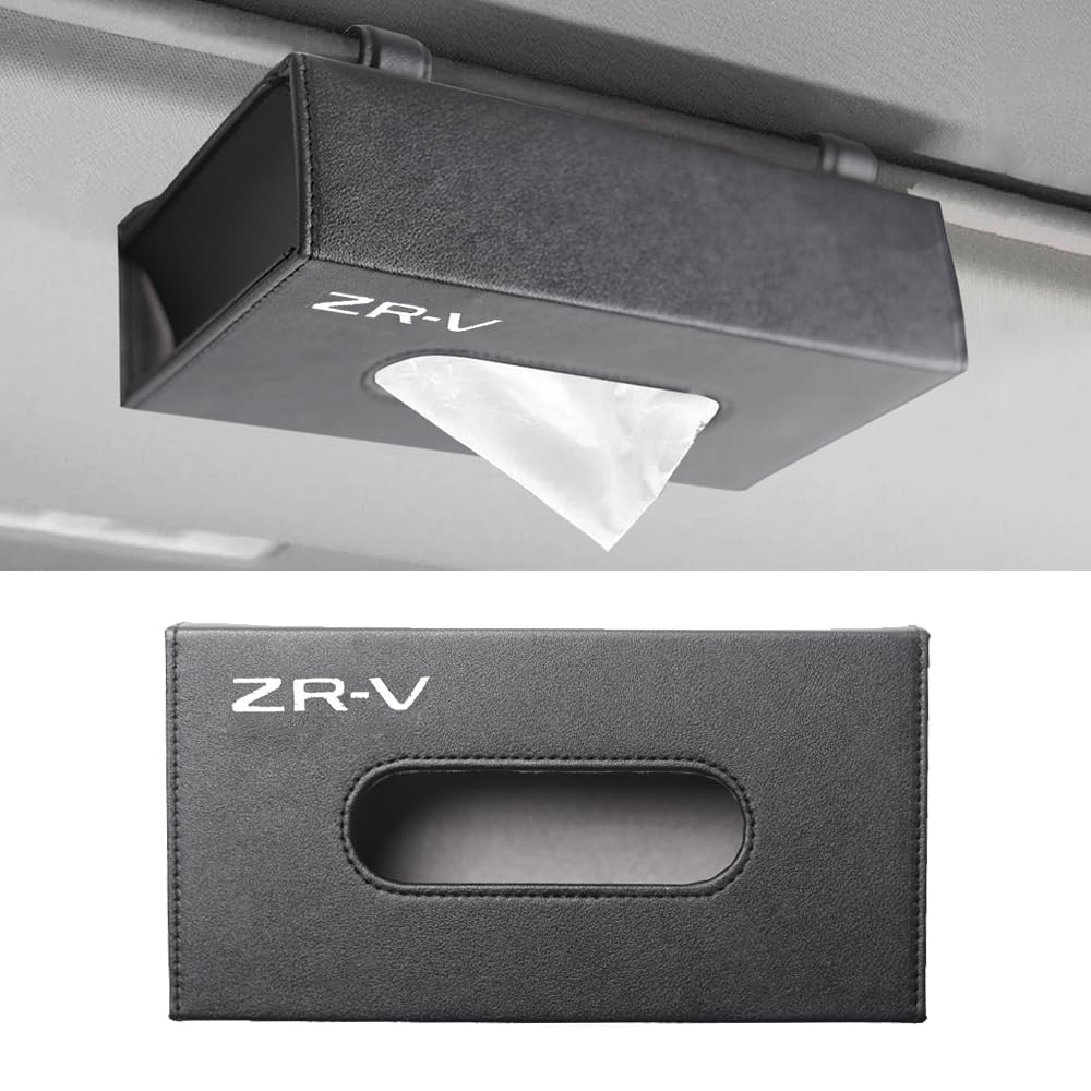 

SAWAKAKI Tissue Designed Specifically for Honda PU Leather with Large Magnetic Easy to Custom Part for Car Case/Box ZR-V, Logo, Capacity, Closure,
