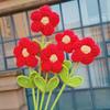 Love Crochet Heart Bouquet Handmade Artificial Flower Crochet Flower Bouquet  Friends